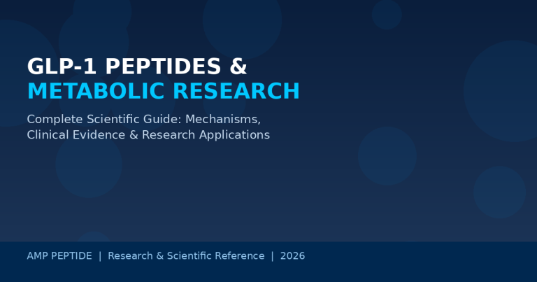 GLP-1 Peptides & Metabolic Research - Complete Scientific Guide covering Tirzepatide, Retatrutide, Semaglutide mechanisms and clinical evidence